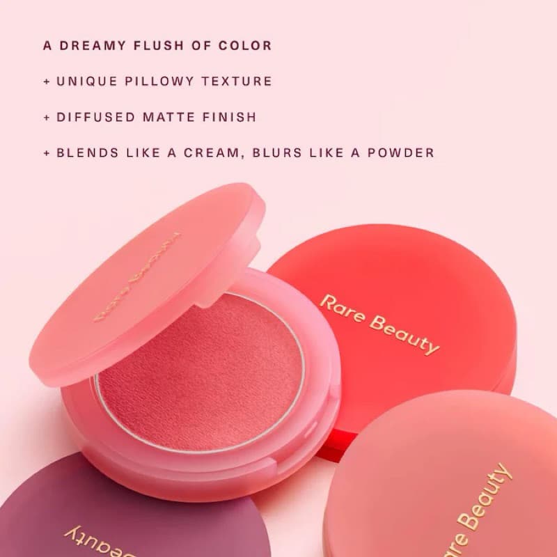 2026 RARE BEAUTY Blush Saltitante Fosco Com Pitada Macia [Na Mão]