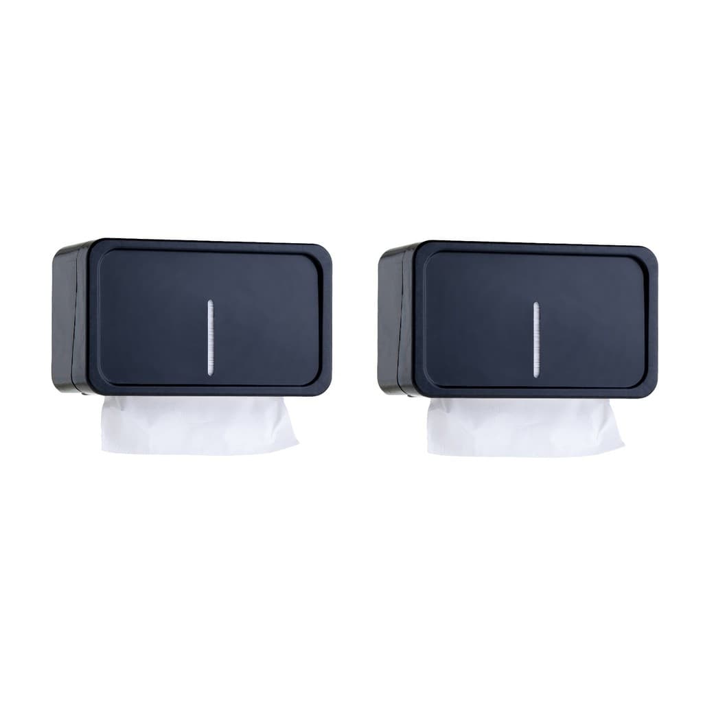 Kit 2 Dispenser Toalheiro Papel Interfolha Banheiro Lavabo