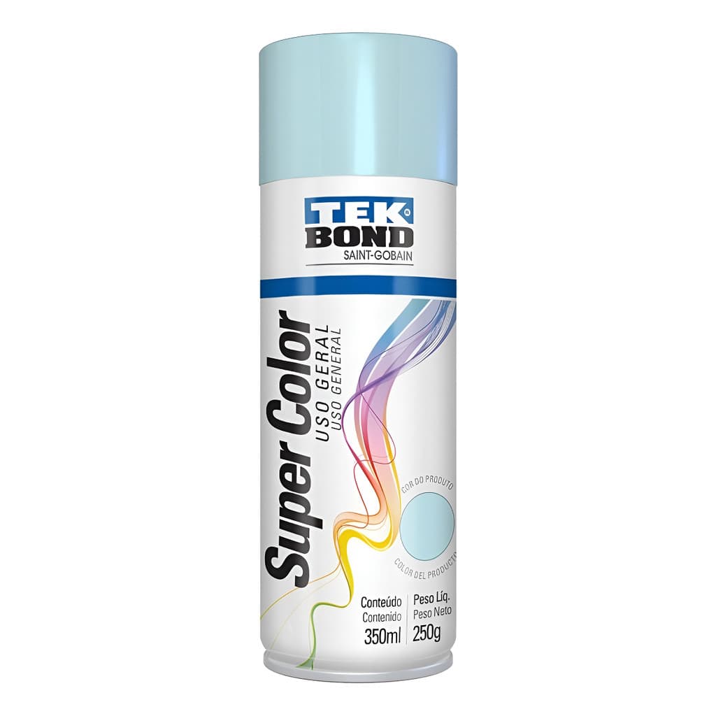 Tinta Spray Tekbond Super Color Azul Claro 350ml