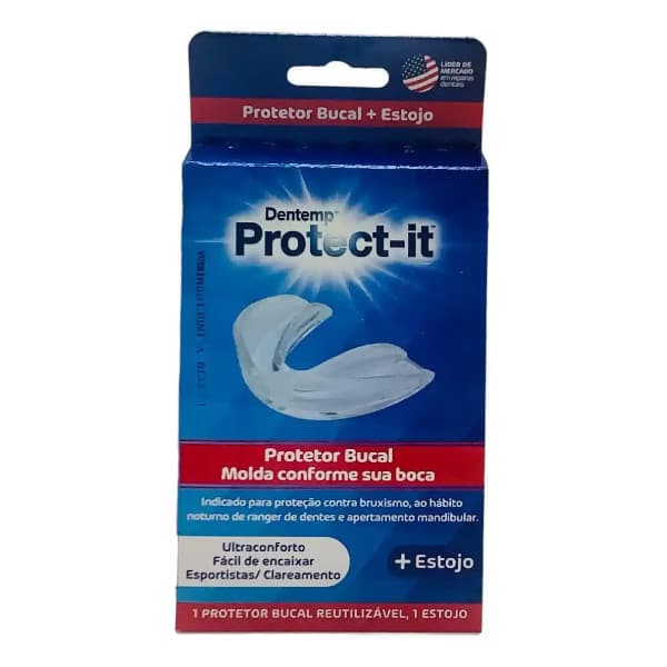 Protetor Bucal Anti Bruxismo Protect-It - Dentemp