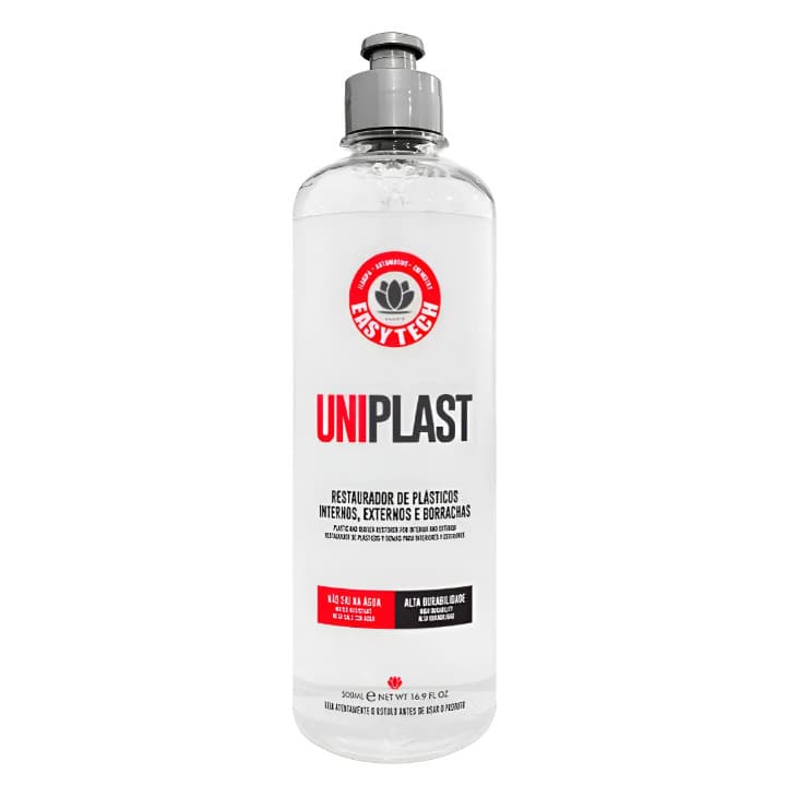 Uniplast  500ml Renovador Plásticos Internos Externo Easytech