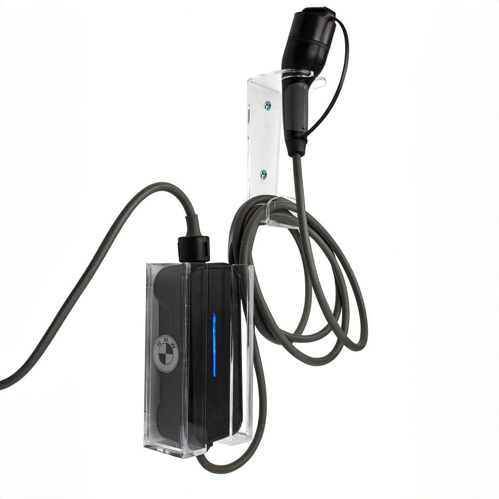 Suporte Acrílico De Parede Para Carregador Portátil Bmw