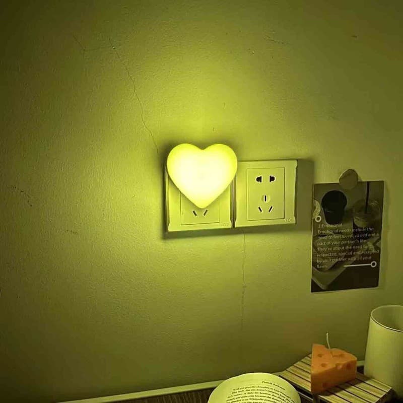 Luz Noturna Inteligente LED , Quente Não É Deslumbrante , Lâmpada De Cabeceira plug-in À Noite Amamentação Para Bebês .