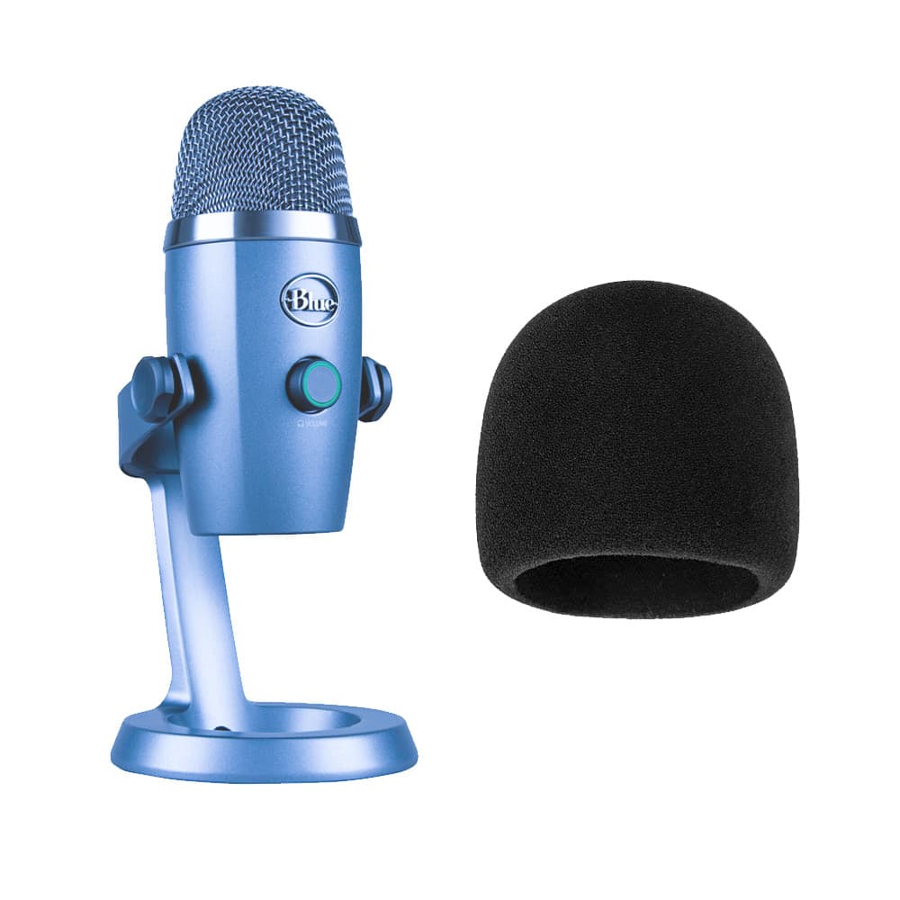 Espuma Capinha Pop Filter Microfone Blue Yeti Nano Preto