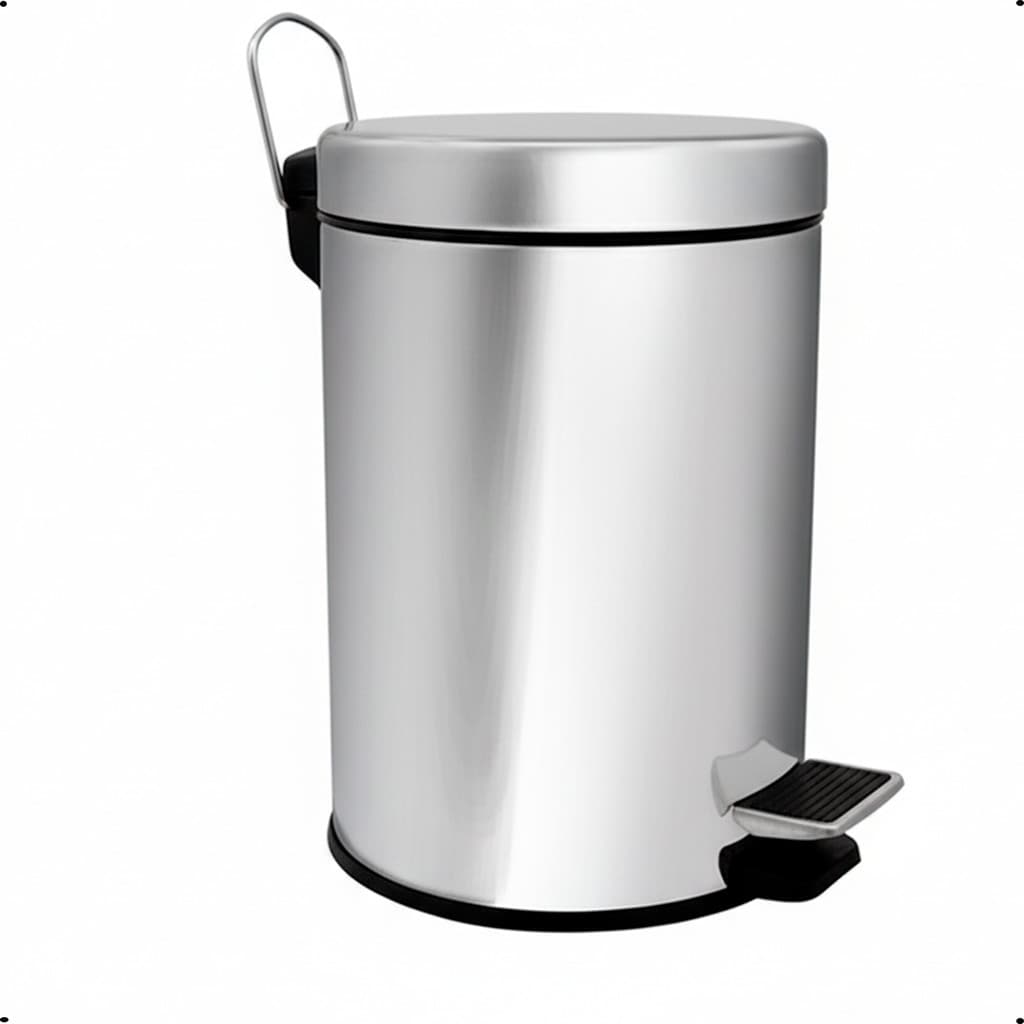 Lixeira Inox com Pedal 5L