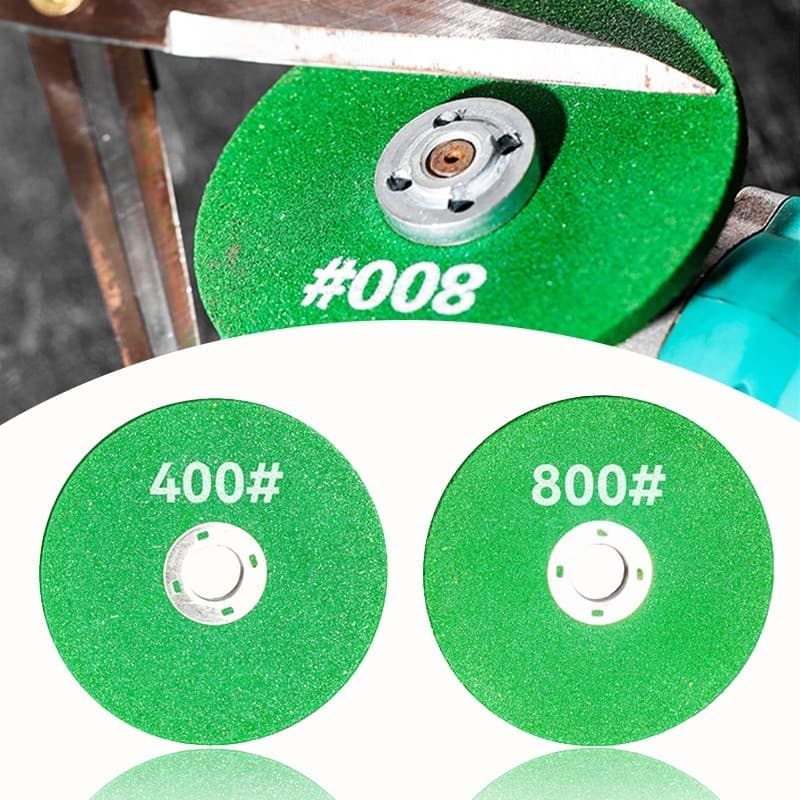 2 Unidades/Conjunto Rodas De Esmeril De Poliresina De 10.16 Cm Para Rebarbadora | Afiação E Remoção De Ferrugem De Lâmin