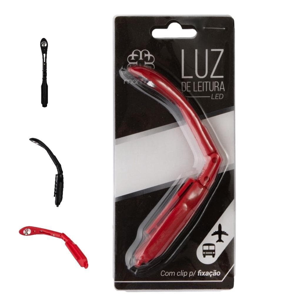 Luminaria leitura luz noturna led clip fixacao mini abajur