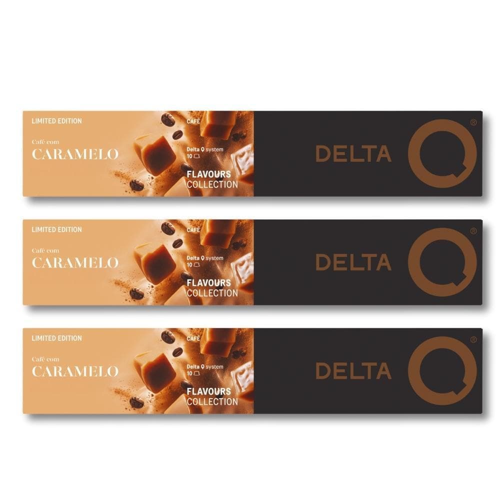 30 Cápsulas Café Delta Q Caramelo