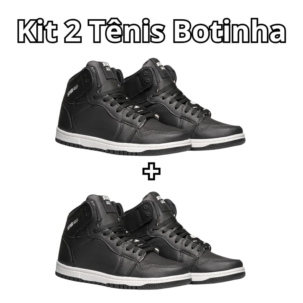 Kit 2 Tênis Academia Feminino Masculino Treino Promoção