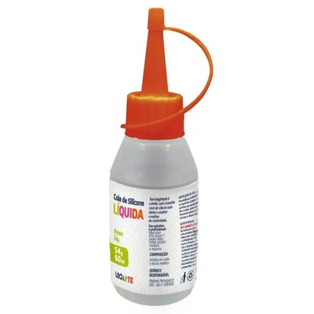 COLA PARA ARTESANATO SILICONE LIQUIDA 54G/60ML ARTESÃO - LEONORA