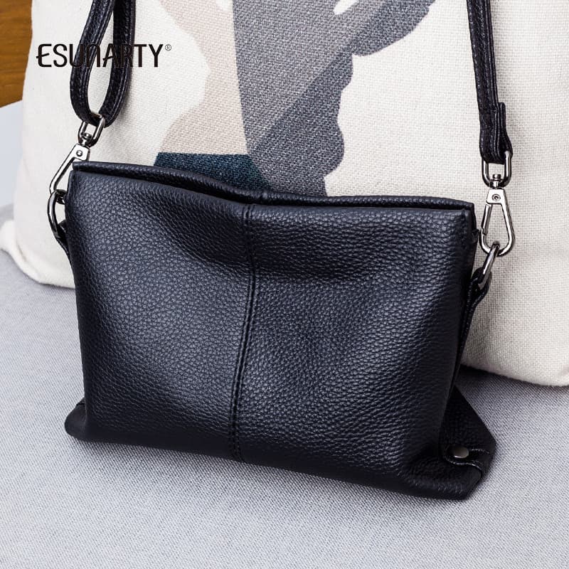 Bolsa feminina 2026 novo estilo na moda High-End couro macio pequeno saco feminino mensageiro saco de couro genuíno saco