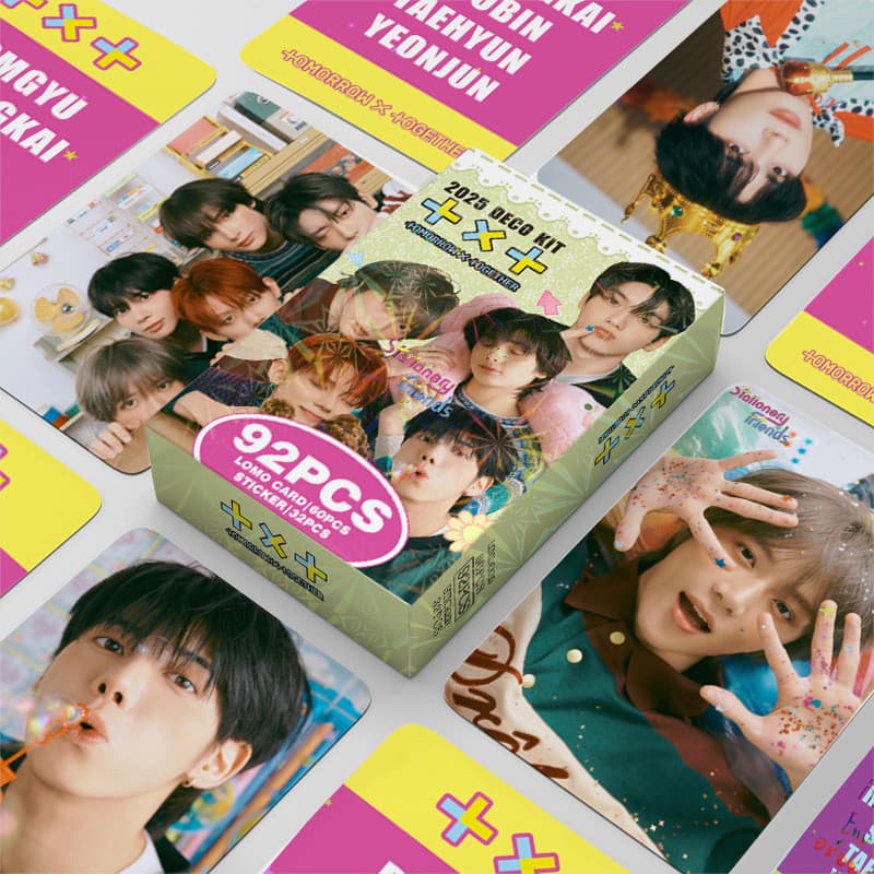 KPOP 92 Unidades/Caixa TXT Photocards 2025 DECO KIT LOMO Cartão De Coleção