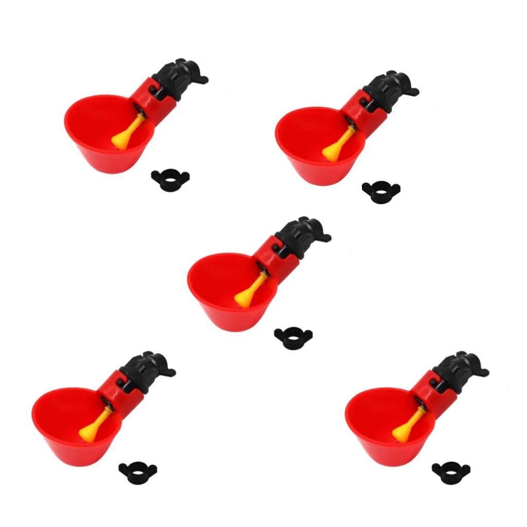 Kit 5 Bebedouro Automático Aves Galinha Frango Codorna Copinho