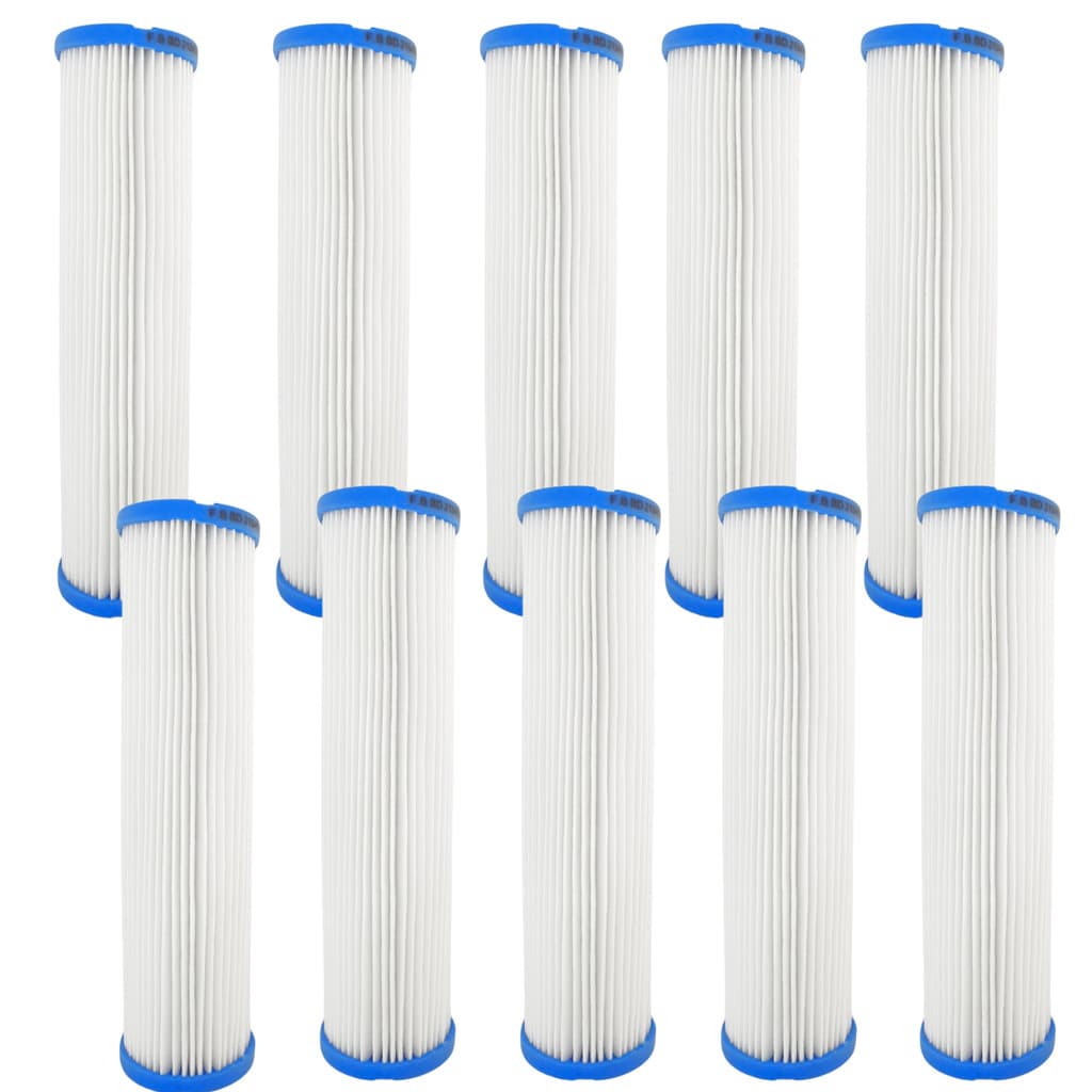 Kit Com 10 refis Plissados laváveis e reutilizáveis 9 3/4 1/2
