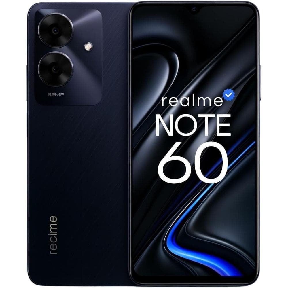 Realme Note 60 128GB Novo Lacrado – IP64, Tela 90Hz, Câmera 32MP, Bateria 5000mAh, Entrega Rápida