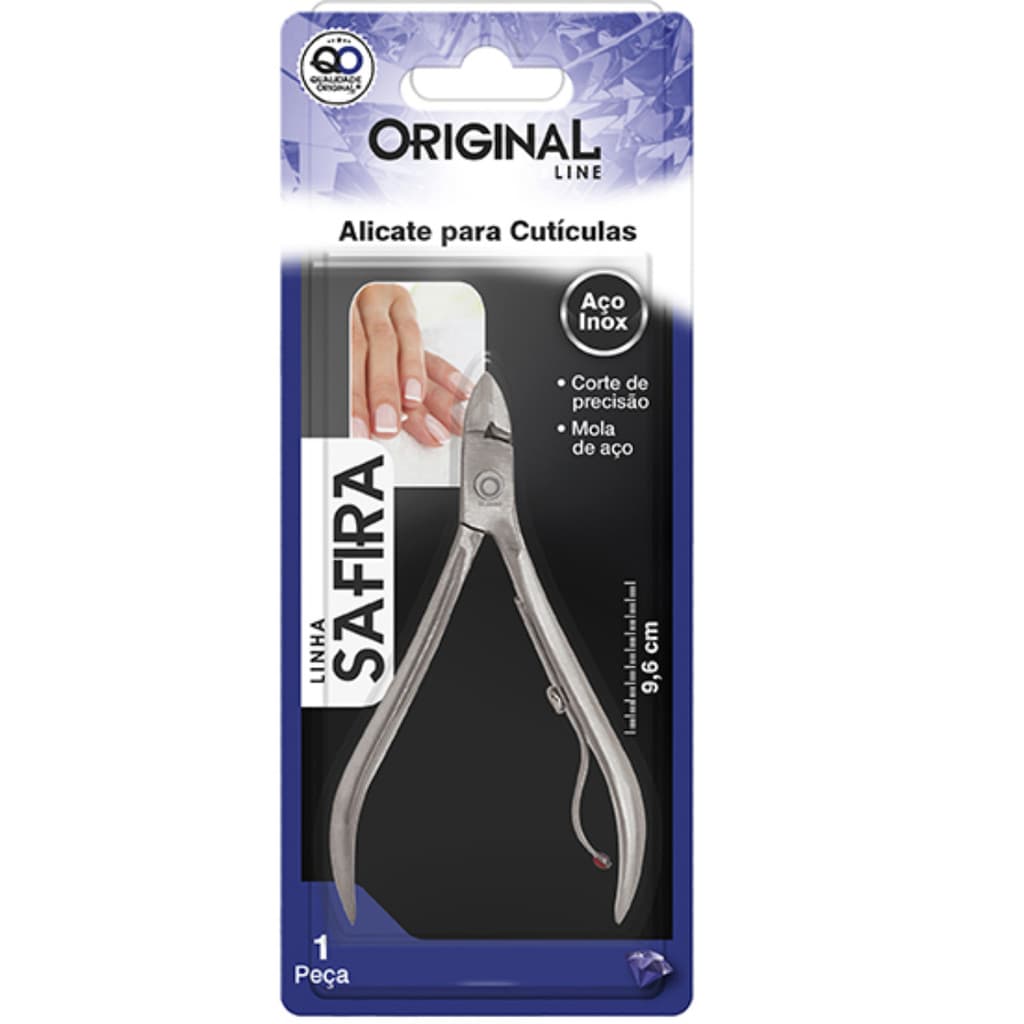 Alicate Cutícula Profissional Safria Aço Inox – Alta Precisão