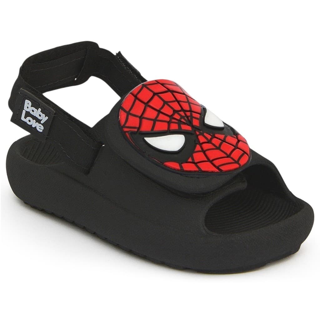 Sandalia Babuche Infantil Menino Homem Aranha Ajustável Confortável