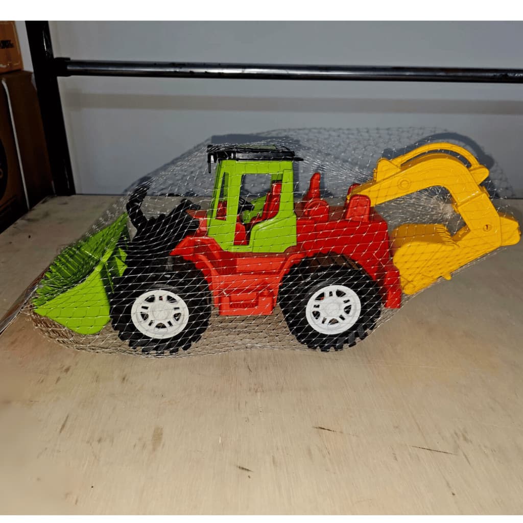 Brinquedo Trator de Fazenda Grande Carregadeira Resistente e Divertido - Kendy