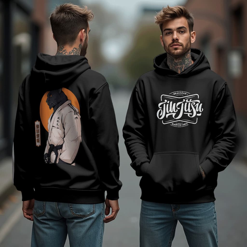 Blusa Moletom Jiu Jitsu Arte Suave Brazilian