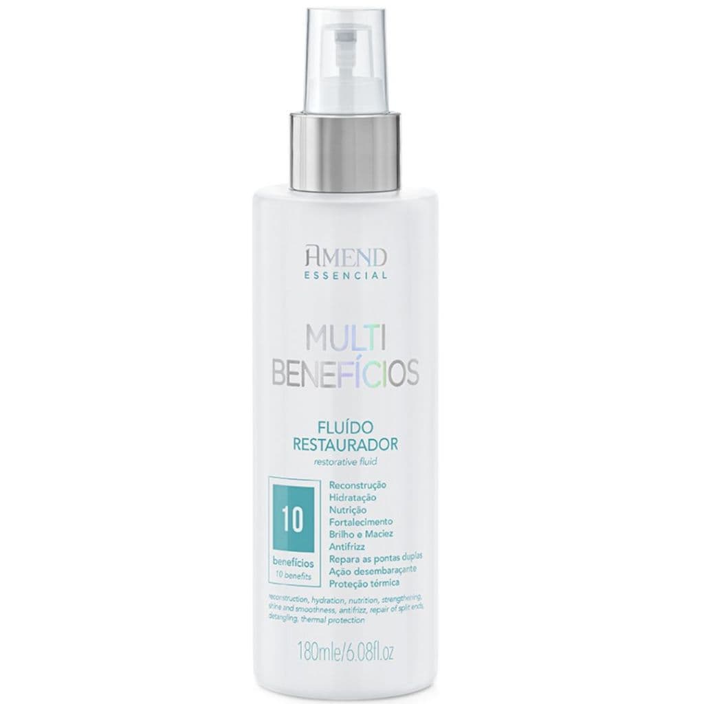 Fluído Multi Benefícios Restaurador 10 em 1 Amend Cosmetics 180ml