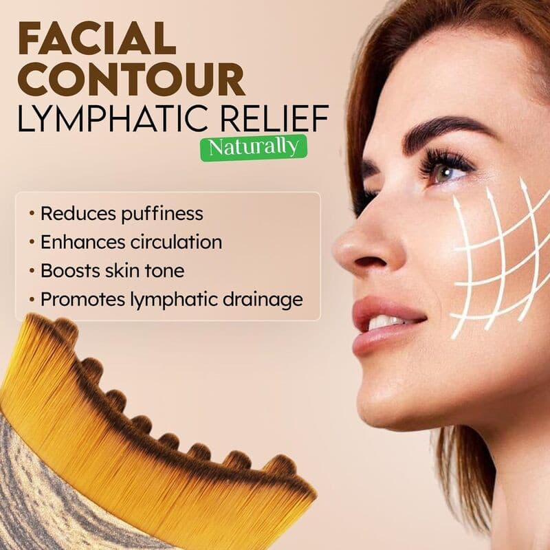 Escova Facial Para Raspagem De Olhos E Pescoço Cuidados Linfáticos