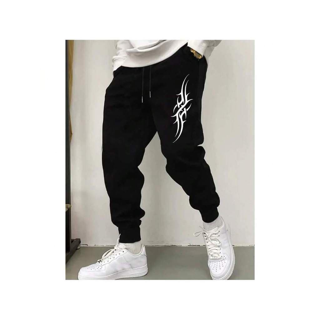 Calça Moletom Qualidade Confortavel Esportivo Treino Estampada Black Japão