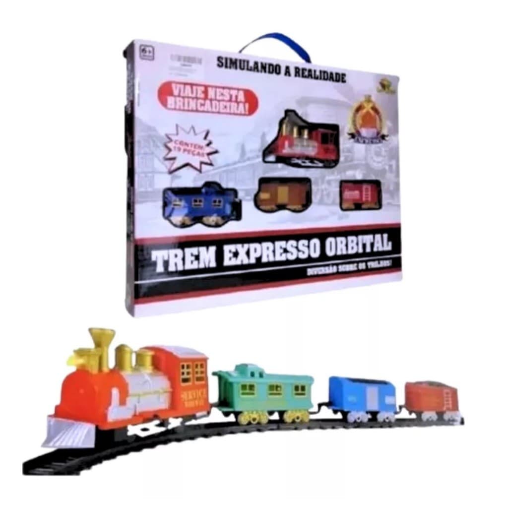 Trenzinho Eletrico Locomotiva Ferrorama Expresso Art BrinK