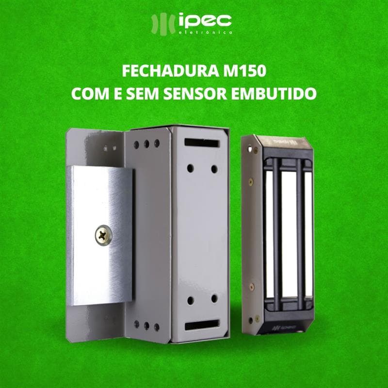 Fechadura Eletroimã para Porta Social M150 ECO Universal IPEC PPA Garen Rossi JFL