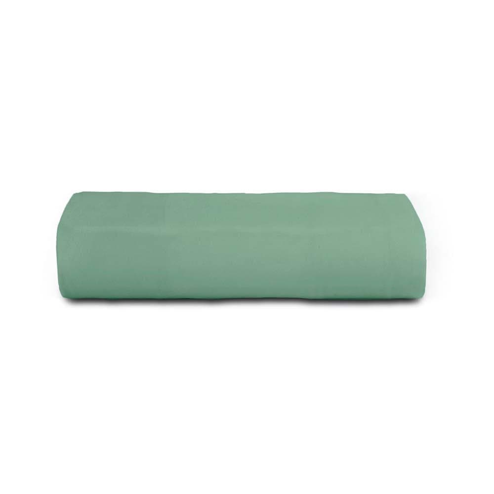 Lençol com Elástico Queen Altenburg Toque Acetinado Verde