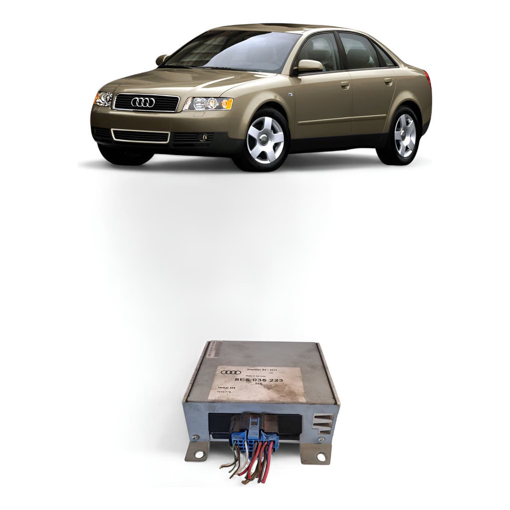Módulo Amplificador Som Audi A4 2002/2003 8e5035223 Prateado
