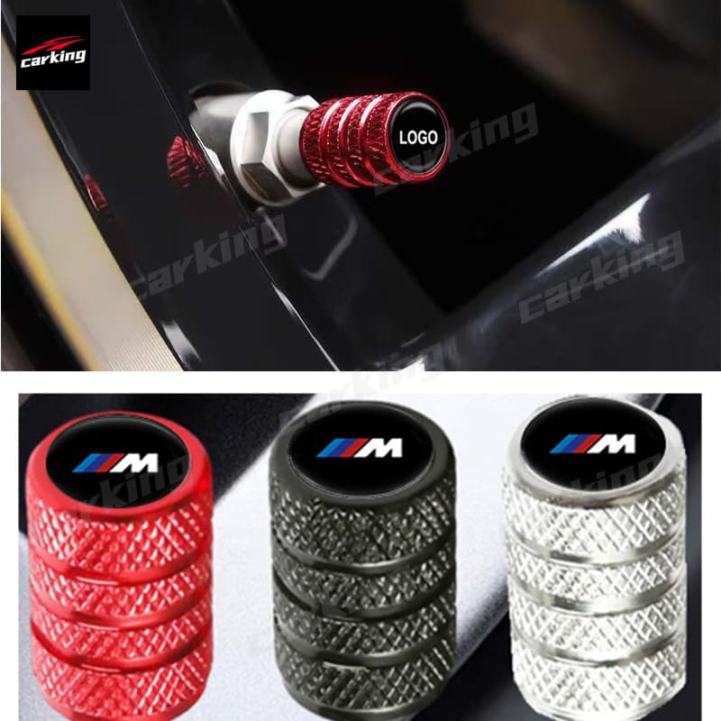 kit 4 BMW M Tampinha Tampas Da Válvula De Pneu Bico Metal Alumínio Carro Biquinho, Moto, Bicicleta