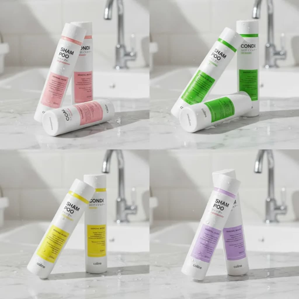✨Kit Coline Shampoo e Condicionador 300ml – Hidratação Capilar Profunda e Brilho Intenso