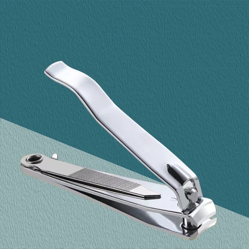 Cortador de Unhas de Aço Carbono Portátil com Lixa
