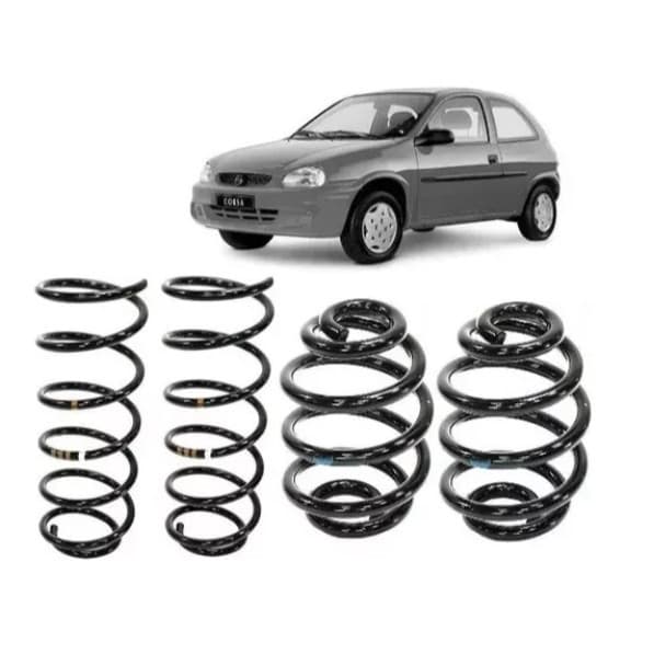 Molas dianteira + traseira do CHEVROLET CORSA/CELTA 1994 até 2002