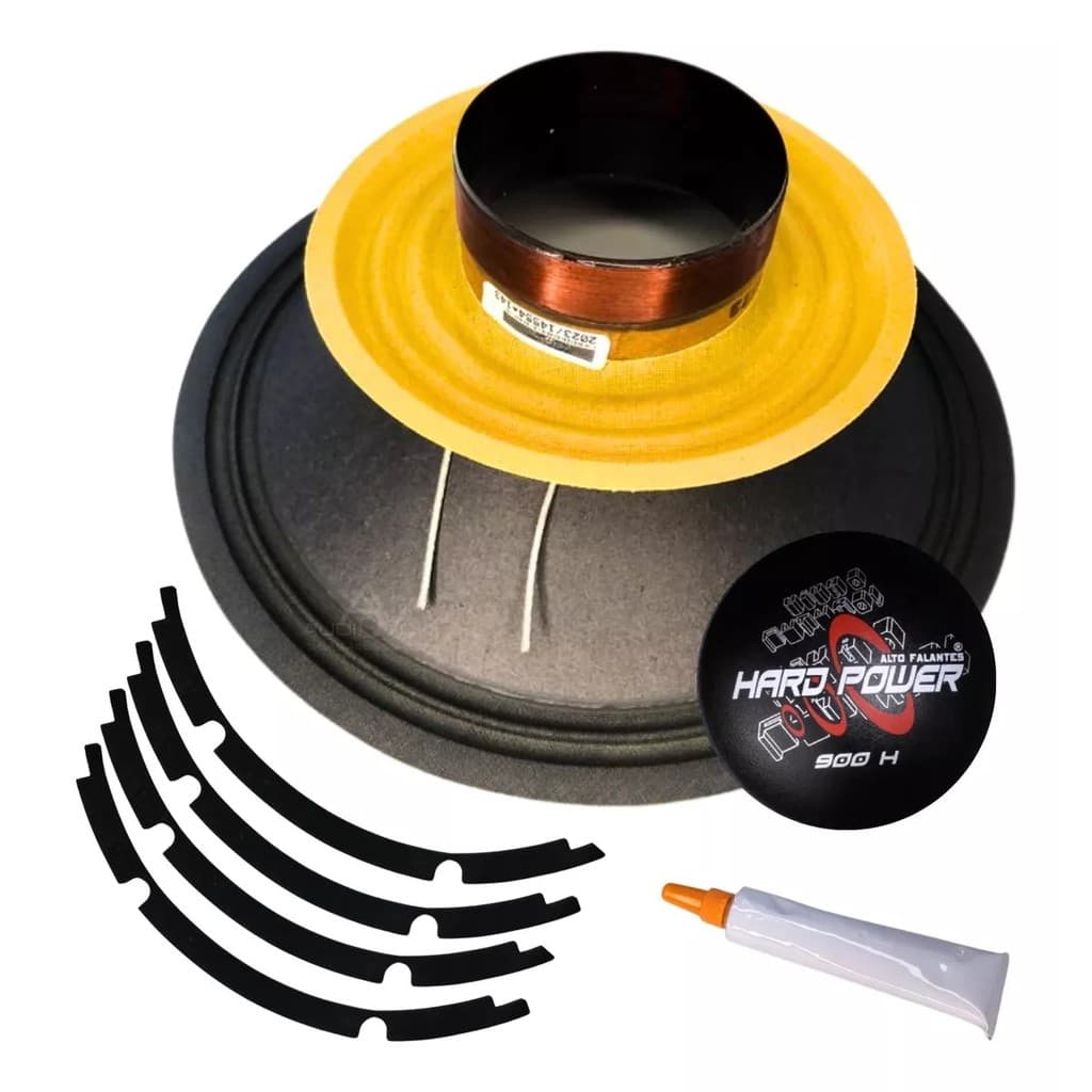 KIT REPARO ALTO FALANTE HARD POWER HP 900 H 12 POLEGADAS ORIGINAL