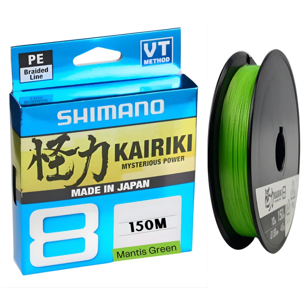 Linha Multifilamento Kairiki 8x 0,20mm 20Lb 150m Vde Shimano