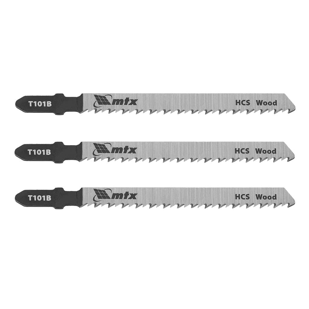 LAMINA PARA SERRA TICO-TICO, ACO CARBONO, ENCAIXE BOSCH, T101B, 75 X 2,5MM, 3PCS // MTX