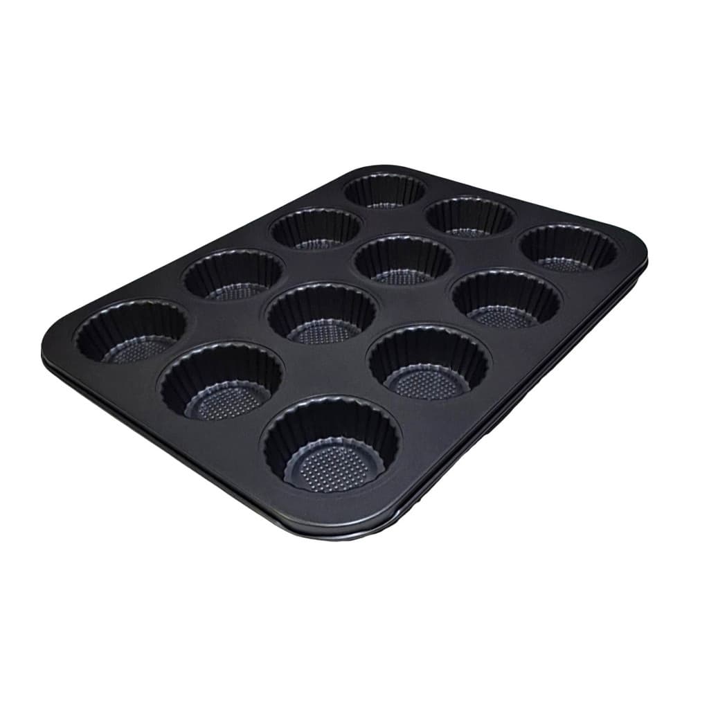 Forma Para Cupcakes e Empadas Antiaderente Com 12 Cavidades