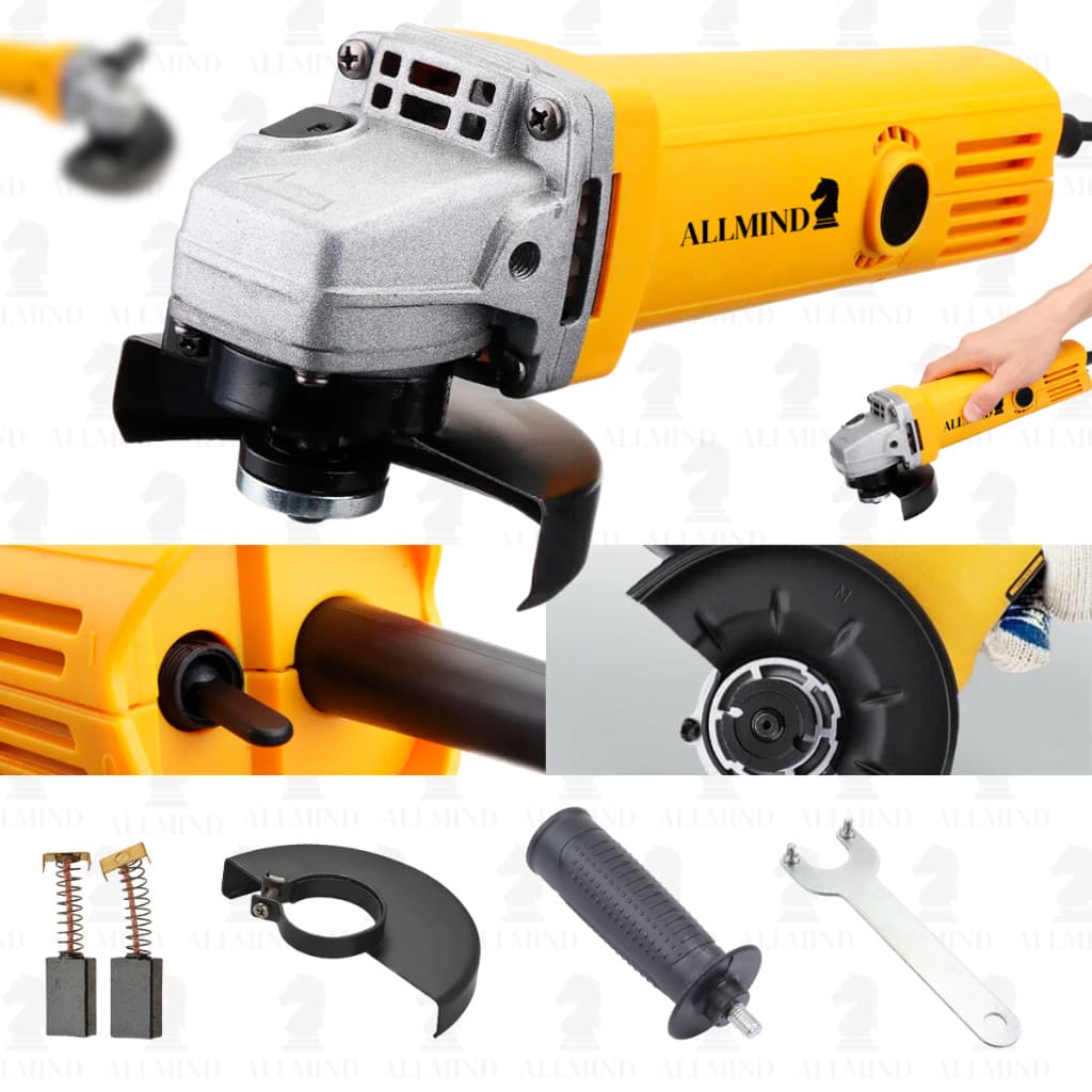 Lixadeira Esmerilhadeira Politriz Polidor 850W Profissional Eletrica Com Acessorios Completo 220v