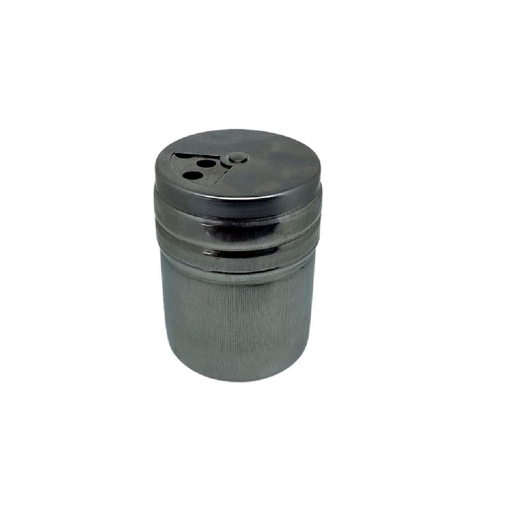 Porta Condimentos e Saleiro Inox Com Tampa Dosadora Em  5 x 7