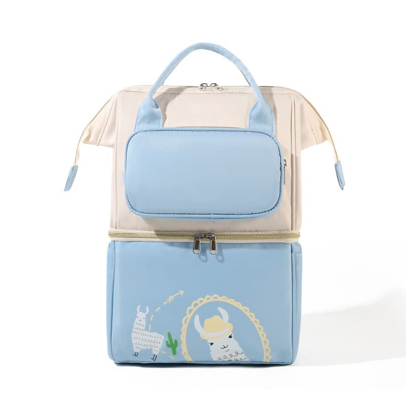 Bolsa Feminina Multifuncional Para Maternidade , Grande Capacidade , Porta Leite Materno , Mochila Isolada Lancheira