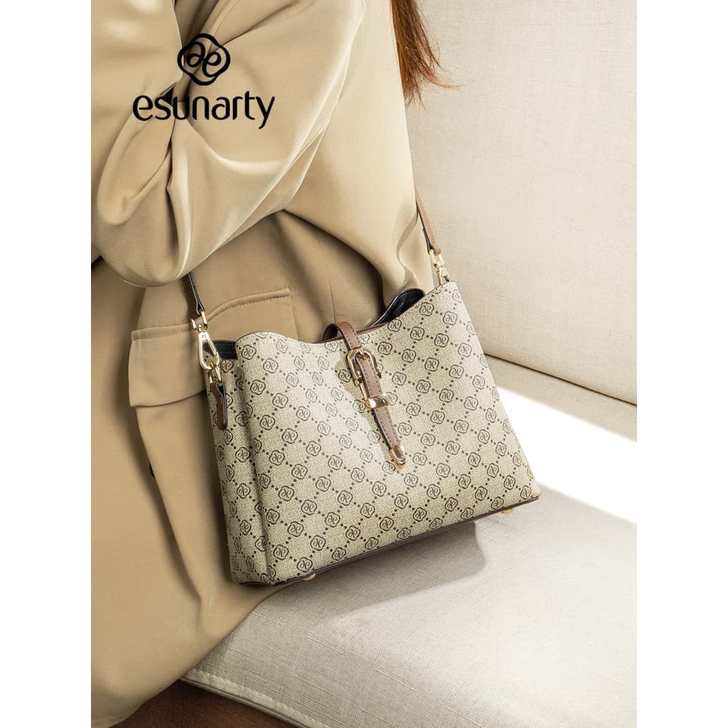 Outono inverno All-Match saco do mensageiro feminino 2025 novo estilo grande capacidade Commuter balde saco Casual couro