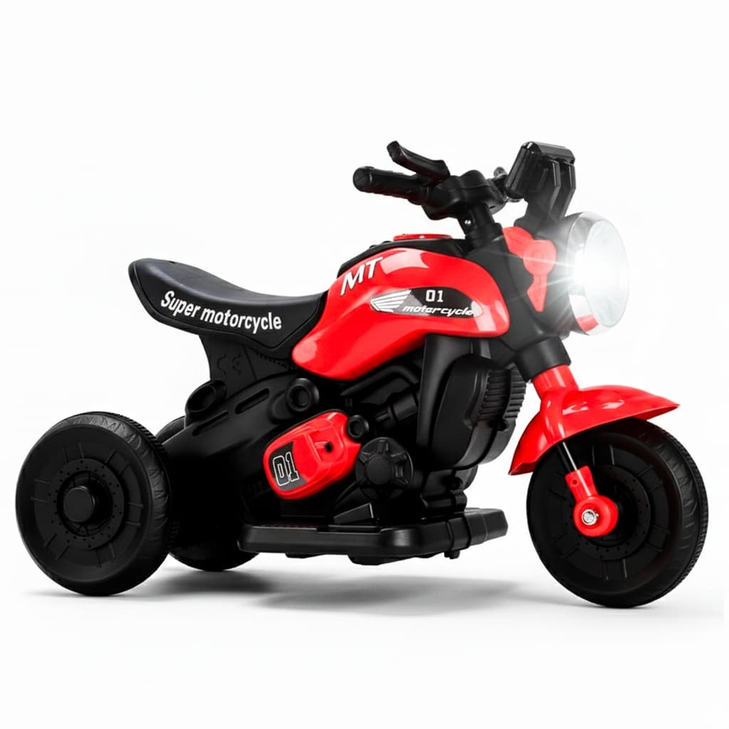 Moto Elétrica Triciclo Mini Infantil Motinha Com Luzes E Sons Bateria 6V Recarregável - Zippy Toys