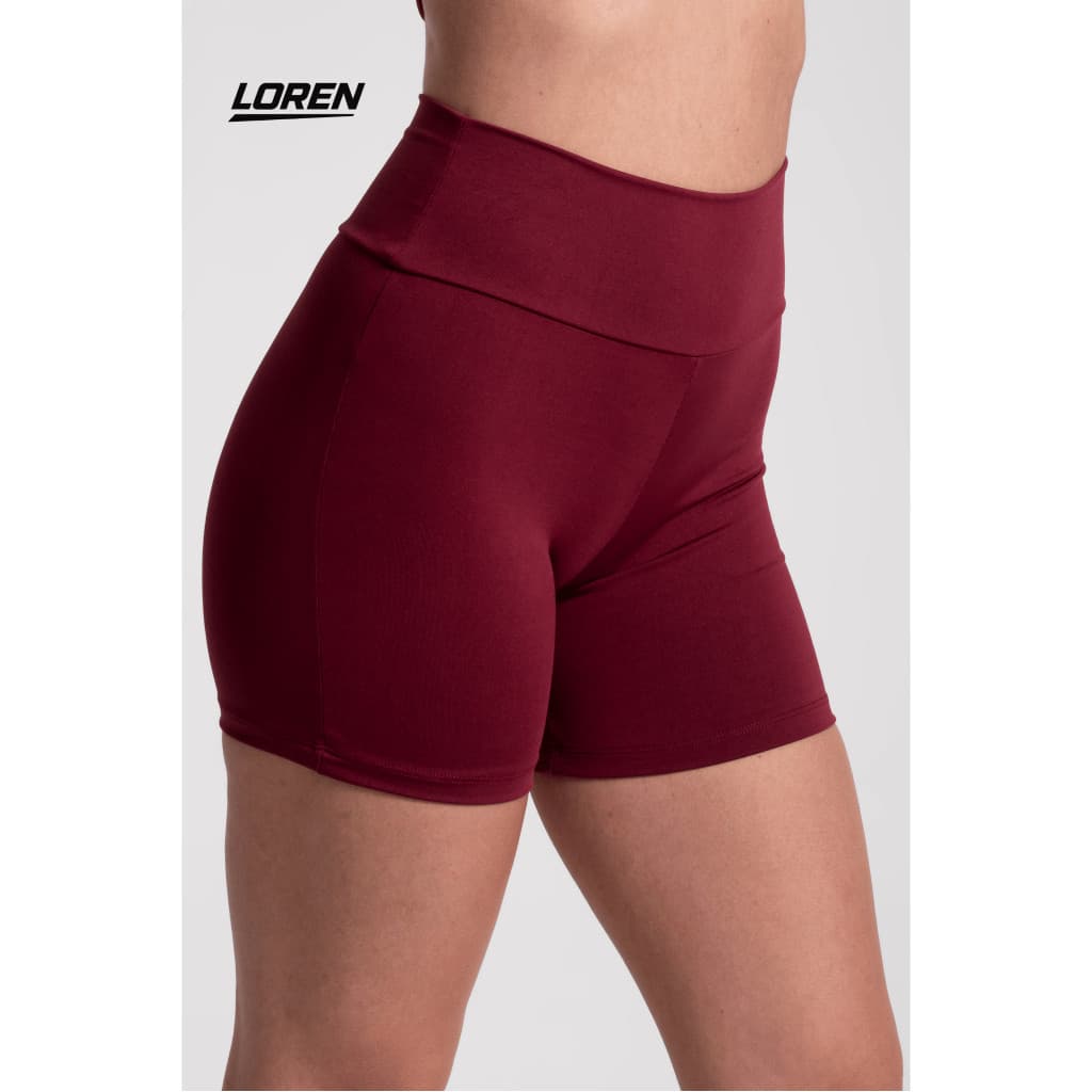 Short Fitness Feminino Academia e Cintura Alta Zero Transparencia Academia