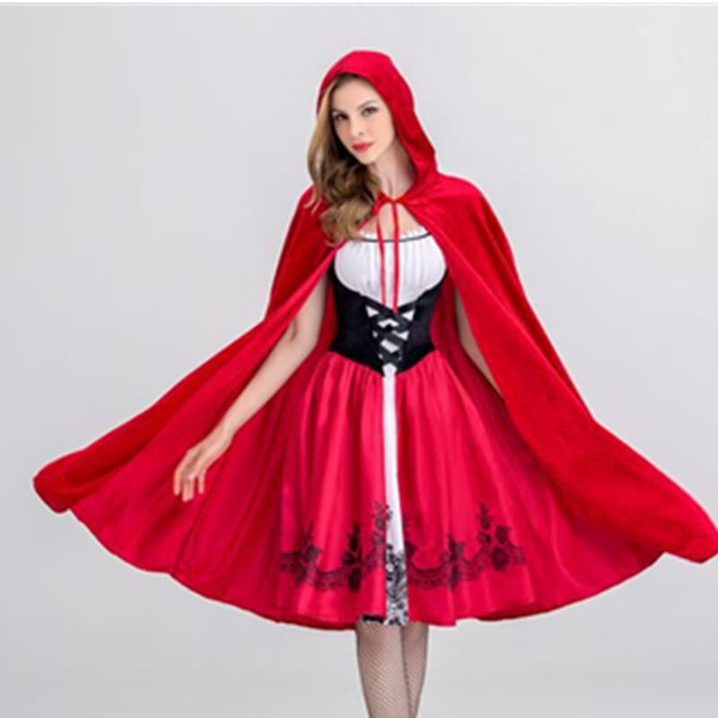 Chapeuzinho Vermelho Uniforme Rainha Cosplay Uniforme Fantasia Cosplay