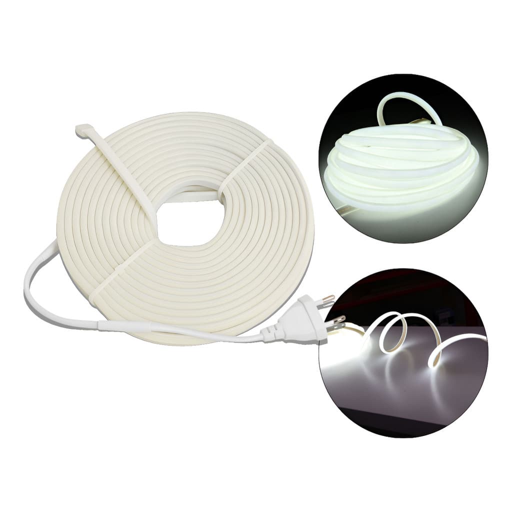 10m Brilhante Mangueira Fita Led Direta Cob 3000k 6000k 288led 110v ou 220v