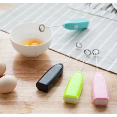 Mini Misturador Batedor Mixer Elétrico Para Claras de Ovos Leite Café