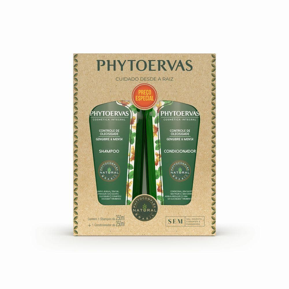 Phytoervas Controle De Oleosidade Shampoo 250ml + Cond 250ml