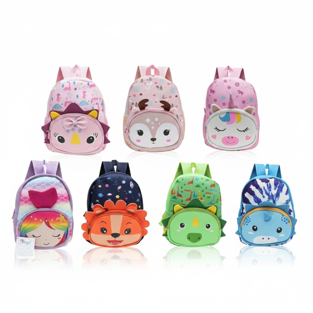 Mochila de jardim de infância para crianças pré-escolares, mochilas escolares
