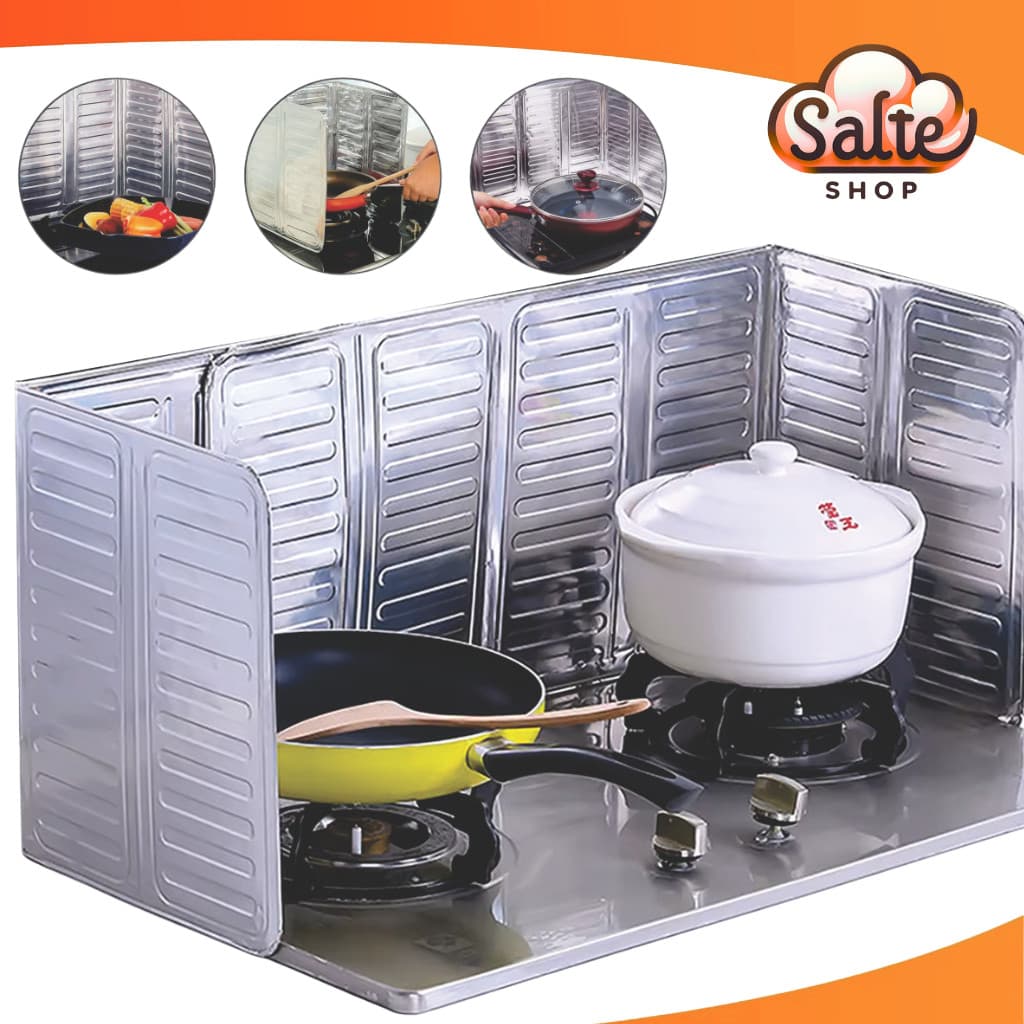 Protetor Anti-respingos de Aluminio Fogão a Gás, Cozinha